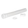 EZFLO 112 Inch x 12 Inch Flexible Extension Tube with SlipJoint Nut and Washer White Polypropylene 35317