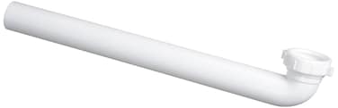 EZFLO 112 Inch x 15 Inch Waste Arm with Slip Joint Connection for Tubular Drain Applications White Polypropylene 35389