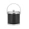 Kraftware Black with Polished Brass 3 Qt