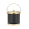 Kraftware Black with Polished Brass 3 Qt