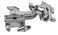Pearl AX25 QuickRelease Revolving Multi Clamp