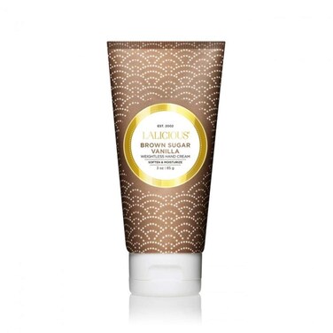 LaLicious Brown Sugar Vanilla Weightless Hand Cream  Natural Hand  Cuticle Lotion with Mango Butter  Milk Thistle  CrueltyFree Skin  Body Moisturizing Cream 3oz