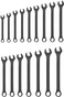 Neiko 03575A Jumbo Combination Wrench Set  16 Piece  MM  6 mm to 32 mm  Raised Panel Construction