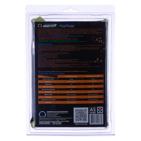 Nanoskin AUTOSCRUB Surface Prep Towel Medium Grade Patented Clay Bar Replacement Tool to Remove Embedded Contaminants Before Wax  Coating  Safe for Painted Surface Glass Plastic Metal  More 12 x 12