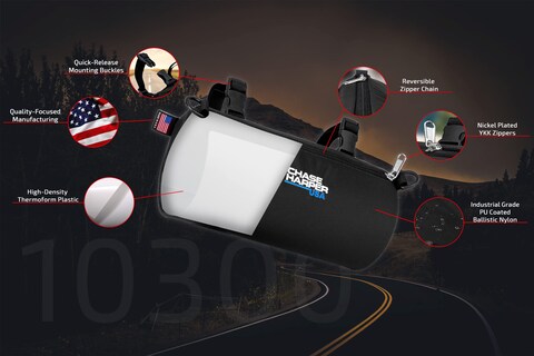 Chase Harper USA 10300 Black BC Barrel Bag  35 Liters  WaterResistant TearResistant Industrial Grade Ballistic Nylon  Universal Fit