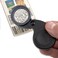 Carson TriView 3X55X85X Folding Loupe Magnifier with Builtin Case TV36 Black