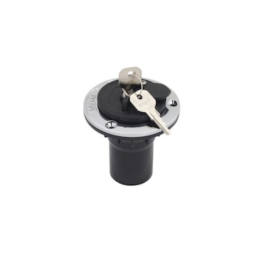 Perko 0599DPGCHR Polymer Fill with Locking Cap for 112 Hose  GasMarked Chrome Cap