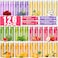 RBUGR 126 Pcs Lip Balm Bulk 12 Flavored Pack of Lip Balms Natural Lip Balm Pack Moisturising Organic Lip Balm Set for Cracked Lips Bulk Gifts Stocking Stuffers Party Favors42g015oz