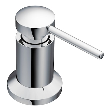 Moen Chrome Deck Mounted Kitchen Soap Dispenser with Above the Sink Refillable Bottle 3942