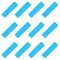 Kenz Laurenz Soft and Stretchy Elastic Cotton Headbands Pack of 12 Light Blue