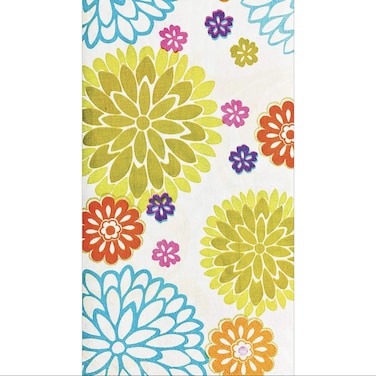 Vibrant Modern Mums Floral Guest Towels 8 x 4 16 Pack  Stunning Colorful FlowerDesigned Towels Perfect for Parties Showers  Any Occasions