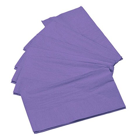 New Purple 2Ply Guest Towels  8 x 4 Pack Of 40  Luxury Paper Hand Towels For Parties  Events