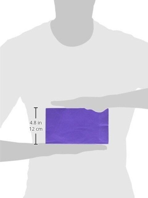 New Purple 2Ply Guest Towels  8 x 4 Pack Of 40  Luxury Paper Hand Towels For Parties  Events