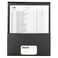 Smead Organized Up Poly Stackit Folders Letter Size Black 5 per Pack 87805