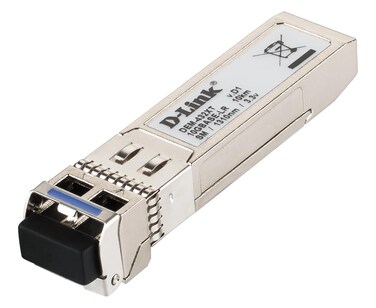 DLink 10 Gigabit Ethernet Optical Transceiver SingleMode 10GBASELR SFP Module DEM432XT