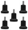 Replacement Office Chair or Stool Bell Glides  High Profile 5 Pack  S0007