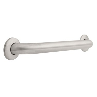 Franklin Brass 1Pack 18 ADA Grab Bar Concealed Screw Bathtub Handle Safety Grip Bar in Stainless Steel 112 diameter Wall Mount Shower Grab Bar Handicap 5618