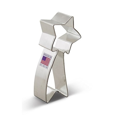 Shooting Star Cookie Cutter 4 Made in USA by Ann Clark
