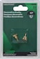 Hardware Essentials 852406 Mini Knobs 12 Brass 2 Pack