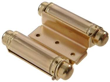 The Hillman Group 852546 3 Double Acting Spring Hinge  Satin Brass Finish