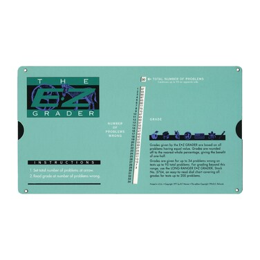 Advantus EZ Grader Chart 812 x 434 x 18 Inches Standard Size Print Green 5703