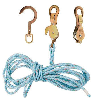 Klein Tools 180230SSR Block and Tackle 259 Anchor Hook Spliced Made in USA