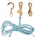 Klein Tools 180230SSR Block and Tackle 259 Anchor Hook Spliced Made in USA