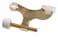 Hardware Essentials 852660 Hinge Pin Door Stops Solid and Hollow Doors Brass
