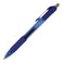 Office Depot Brand Callisto Retractable Gel Ink Pens Medium Point 07 mm Transparent Blue Barrel Blue Ink Pack Of