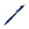 Office Depot Brand Callisto Retractable Gel Ink Pens Medium Point 07 mm Transparent Blue Barrel Blue Ink Pack Of