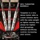 Viper Diamond 90 Tungsten Soft Tip Darts with StorageTravel Case Silver Rings 16 Grams
