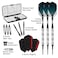 Viper Diamond 90 Tungsten Soft Tip Darts with StorageTravel Case Silver Rings 16 Grams