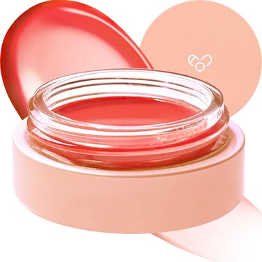 AOU GLOWY TINT BALM Tinted Lip Balm with Natural Gloss Instant Hydration for Chapped Lips 012Oz 02 Persimmon Balm