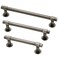Franklin Brass Francisco 10Pack Cabinet Handles 3 Hole to Hole Heirloom Silver Kitchen Cabinet Pulls Drawer Handles Cabinet Hardware Dresser Drawer Pulls P29520K904B
