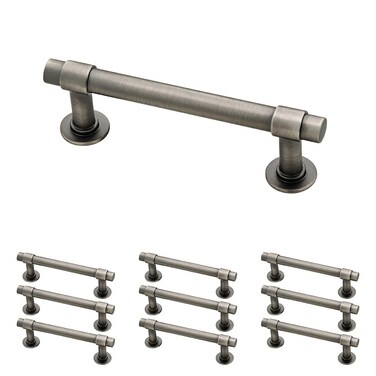 Franklin Brass Francisco 10Pack Cabinet Handles 3 Hole to Hole Heirloom Silver Kitchen Cabinet Pulls Drawer Handles Cabinet Hardware Dresser Drawer Pulls P29520K904B