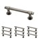 Franklin Brass Francisco 10Pack Cabinet Handles 3 Hole to Hole Heirloom Silver Kitchen Cabinet Pulls Drawer Handles Cabinet Hardware Dresser Drawer Pulls P29520K904B