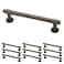 Franklin Brass Francisco 10Pack Cabinet Handles 4 Hole to Hole Warm Chestnut Kitchen Cabinet Pulls Drawer Handles Cabinet Hardware Dresser Drawer Pulls P29617KWCNB