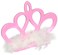 Pink Crown Hair Clip Party Accessory 1 count 1Pkg