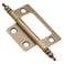 Hickory Hardware P8294AB Self Mortise Collection FlushFull Inset Hinges for Face Frame Cabinets  Free Swinging SelfClosing Hinge  Easy Installation  Antique Brass Finish Pack of 1 Pair