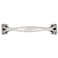 Hickory Hardware 1 Pack Solid Core Kitchen Cabinet Pulls Luxury Cabinet Handles Hardware for Doors  Dresser Drawers 3 Inch Hole Center Satin Antique Silver Ithica Collection