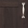 Hickory Hardware 1 Pack Solid Core Kitchen Cabinet Pulls Luxury Cabinet Handles Hardware for Doors  Dresser Drawers 3 Inch Hole Center Satin Antique Silver Ithica Collection
