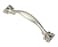 Hickory Hardware 1 Pack Solid Core Kitchen Cabinet Pulls Luxury Cabinet Handles Hardware for Doors  Dresser Drawers 3 Inch Hole Center Satin Antique Silver Ithica Collection