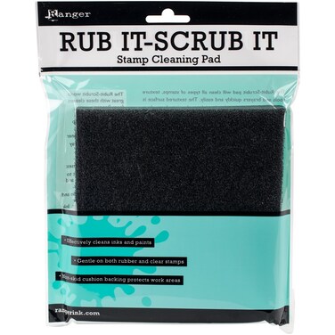 Ranger Inkssentials RubIt ScrubIt Stamp Cleaning Pad 6 x 6