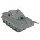 BMC WWII Gray German King Tiger Toy Tank 132 Scale for 54mm Army Men Soldier Figures