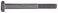 Hillman 811628 Hot Dipped Galvanized Hex Bolt 12 X 612Inch 25Pack