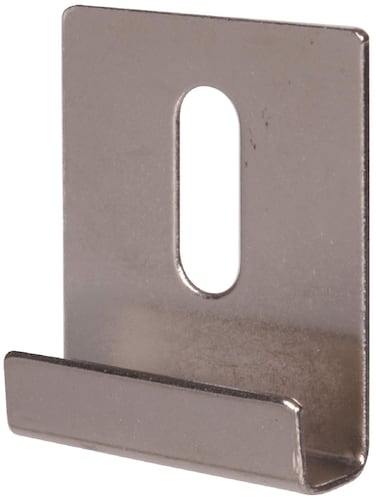 The Hillman Group 121069 Wide Channel Mirror Clip Silver