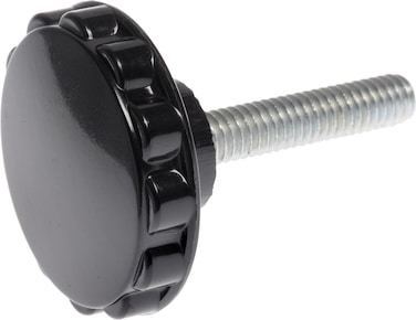 The Hillman Group 55246 134Inch x 51618Inch Clamping Knob 2Pack  Black