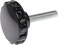 The Hillman Group 55246 134Inch x 51618Inch Clamping Knob 2Pack  Black