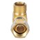 Midline Valve 73314OM Add On Tee Fitting Split Supply Line Outlet No lead FIP COMP MIP Brass 38 in x 14