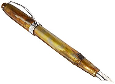 Noodlers Ink Ahab Piston Fountain Pen  Apache Tortoise